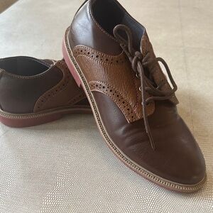 Tommy Hilfiger Brown Kids Dress Shoes